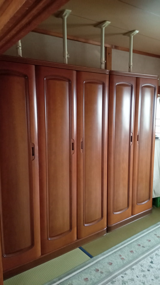 大型家具の階段搬出