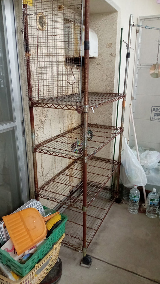 ベランダのお片付け