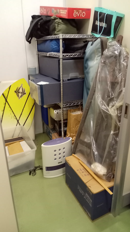 トランクルーム内のお片付け✨