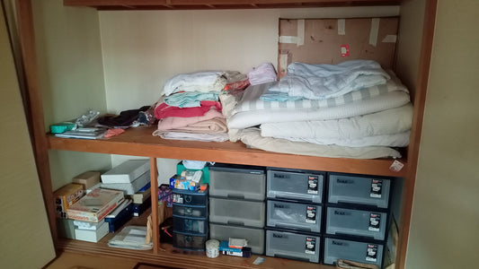 お引越しに伴い全部屋の片づけ